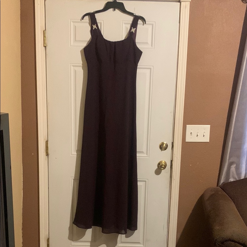 Kiki Elegant Purple Maxi Dress